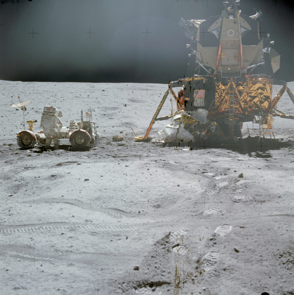 Apollo 16 moonscape